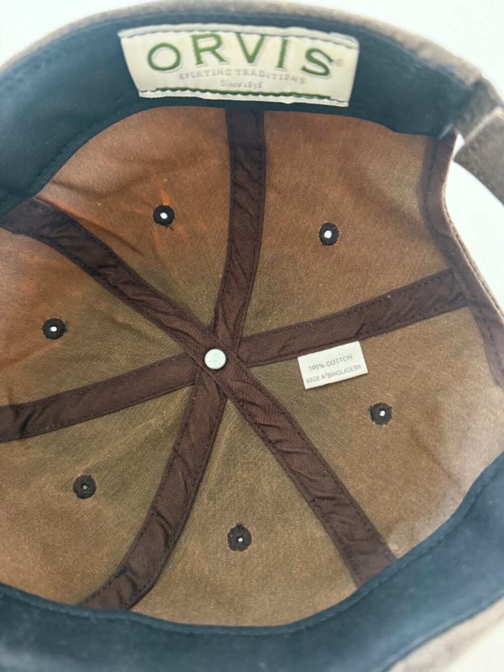 Orvis Waxed Adjustable Cap - Picture 3 of 4